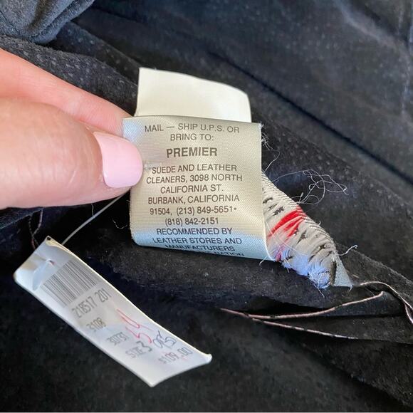 Simply Red Vintage Black Suede Strapless Peplum Dress NWTs size small 3/4 - Picture 7 of 8